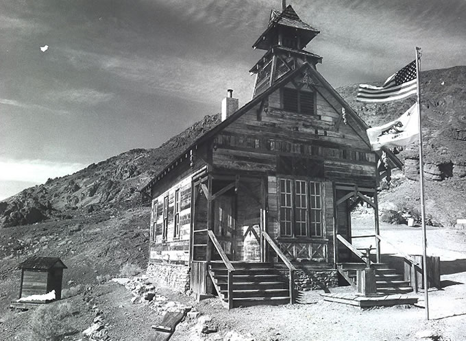 Schulhaus in Calico
